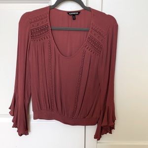 Women’s flared sleeve blouse